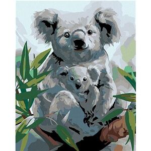 Maľovanie podľa čísel – Koala s mláďaťom
