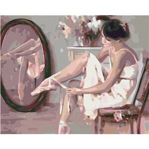 Maľovanie podľa čísel – Baletka pred zrkadlom