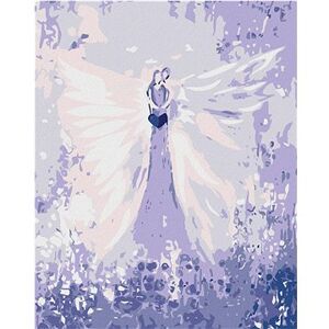 Maľovanie podľa čísel – Anjeli od Lenky – Embrace angel
