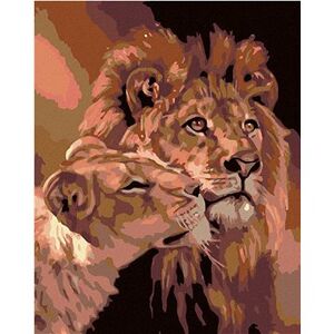 Maľovanie podľa čísel – Lev s levicou