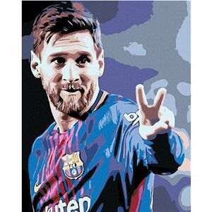 Maľovanie podľa čísel – Messi v drese
