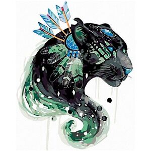 Maľovanie podľa čísel – Puma s lapačom snov