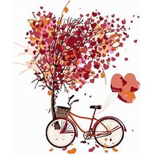 Maľovanie podľa čísel – Bicykel lásky