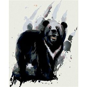 Maľovanie podľa čísel – Medveď baribal