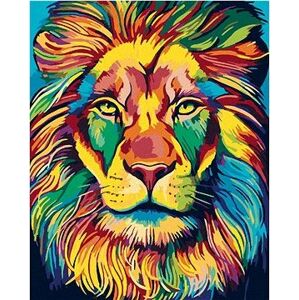 Maľovanie podľa čísel – Maľovaný lev