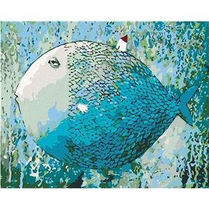 Maľovanie podľa čísel – Modrá ryba