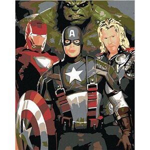 Maľovanie podľa čísel – Avengers