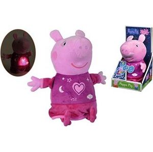 Simba Peppa Pig 2v1 plyšový zaspávač hrajúci + svetlo, ružový