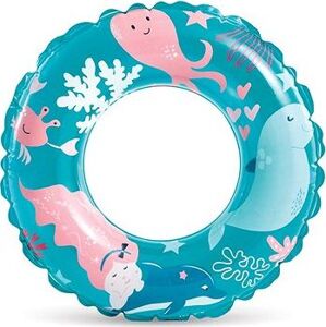 Intex plavecký kruh 59242, transparent, 61 cm, modrý