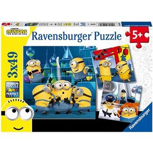Ravensburger puzzle 050826 Mimoni 2 3× 49 dielikov
