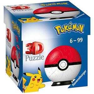 Ravensburger 3D puzzle 112562 puzzle-Ball Pokémon Motív 1 – položka 54 dielikov