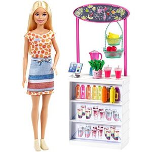 Barbie smoothie stánok s bábikou