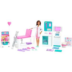 Barbie klinika 1. pomoci s doktorkou herná sada