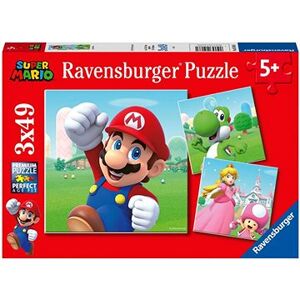 Ravensburger 051861 Super Mario 3× 49 dielikov