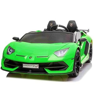 Elektrické autíčko Lamborghini Aventador 12 V dvojmiestne, zelené