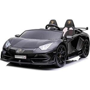 Elektrické autíčko Lamborghini Aventador 12 V dvojmiestne, čierne