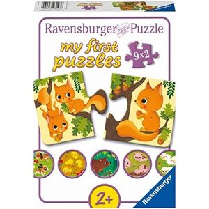 Ravensburger puzzle 031238 Moje prvé puzzle Zvieratká a mláďatá 9× 2 dielikov