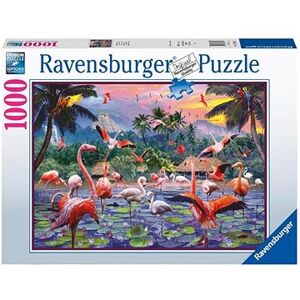 Ravensburger puzzle 170821 Ružové plameniaky 1000 dielikov