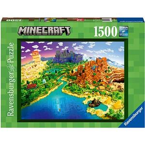 Ravensburger puzzle 171897 Minecraft: Svet Minecraftu 1500 dielikov