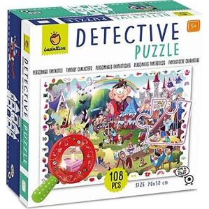 Ludattica Detektívne puzzle s lupou, Rozprávkové postavy