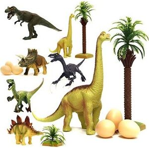 IKONKA Súprava figúrok dinosaurov 14 el.