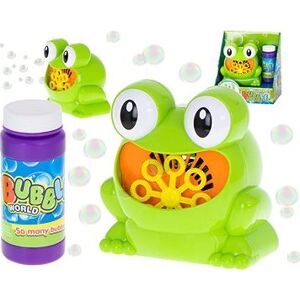 Stroj na mydlové bubliny žaba