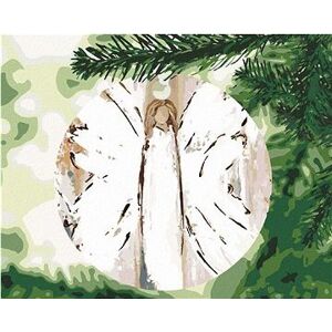 Anjel na stromčeku (Haley Bush), 40 × 50 cm, bez rámu a bez vypnutia plátna