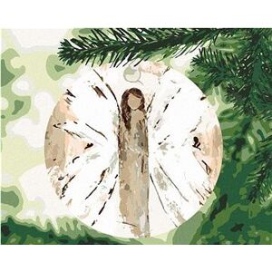 Anjel na stromčeku 2 (Haley Bush), 40 × 50 cm, bez rámu a bez vypnutia plátna