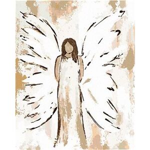 Anjel s hnedými vlasmi 3 (Haley Bush), 40 × 50 cm, vypnuté plátno na rám