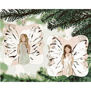 Anjeli na stromčeku (Haley Bush), 40 × 50 cm, bez rámu a bez vypnutia plátna