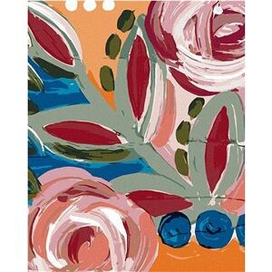 Farebné kvety 2 (Haley Bush), 40 × 50 cm, bez rámu a bez vypnutia plátna