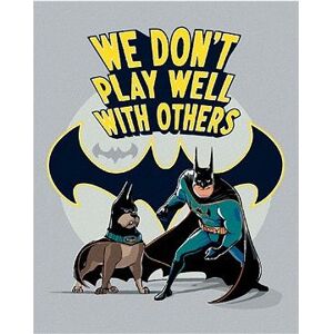 Batman a ace (DC Liga supermaznáčikov), 40×50 cm, bez rámu a bez vypnutia plátna
