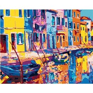 Benátky v impresionizme, 80 × 100 cm, plátno napnuté na rám