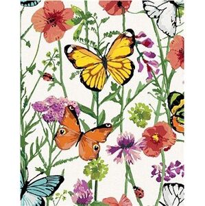 Lienky a motýliky, 40×50 cm, bez rámu a bez vypnutia plátna