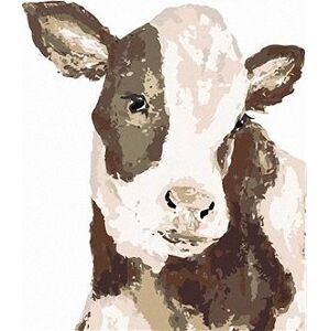 Čierno-biela krava (Haley Bush), 40×50 cm, bez rámu a bez vypnutia plátna