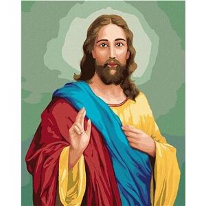 Ježiš Kristus, 40 × 50 cm, bez rámu a bez napnutia plátna