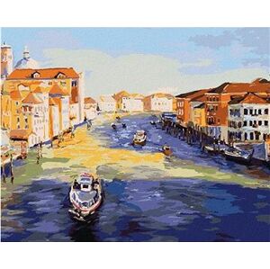 Kanál v Benátkach, 80 × 100 cm, bez rámu a bez napnutia plátna