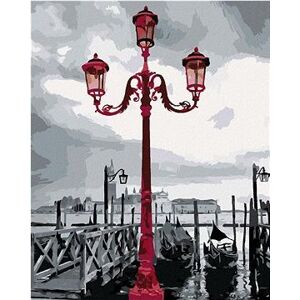 Lampa v Benátkach, 80 × 100 cm, plátno napnuté na rám