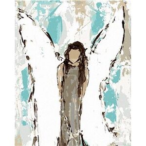 Maľovaný anjel (Haley Bush), 80 × 100 cm, bez rámu a bez napnutia plátna