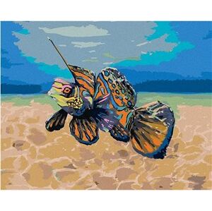 Mandarínková rybka, 80 × 100 cm, bez rámu a bez napnutia plátna