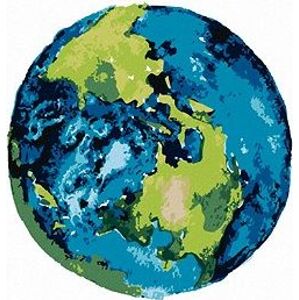 Planéta Zem, 80 × 100 cm, bez rámu a bez napnutia plátna