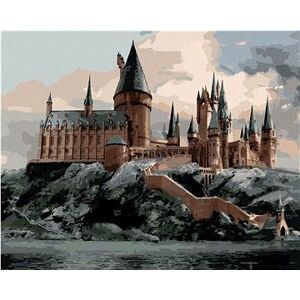 Pohľad na Rokfort (Harry Potter), 40×50 cm, bez rámu a bez vypnutia plátna
