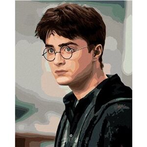 Portrét zahľadený Harry Potter, 40×50 cm, bez rámu a bez vypnutia plátna