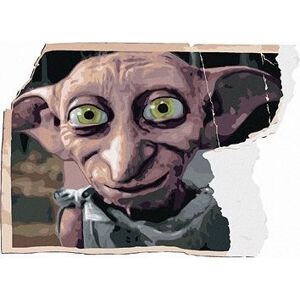 Roztrhnutá fotografia Dobbyho (Harry Potter), 40 × 50 cm, plátno napnuté na rám