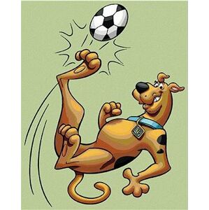 Scooby futbalista (Scooby Doo), 40×50 cm, bez rámu a bez vypnutia plátna