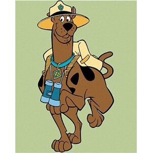 Scooby ranger (Scooby Doo), 40 × 50 cm, bez rámu a bez napnutého plátna