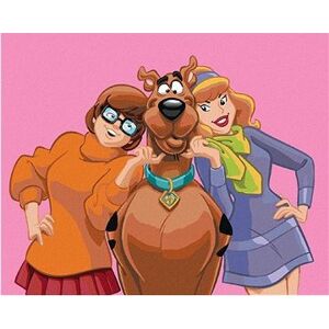 Scooby, Velma a Daphne (Scooby Doo), 40×50 cm, bez rámu a bez vypnutia plátna