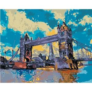 Tower Bridge v Londýne, 80 × 100 cm, bez rámu a bez napnutia plátna
