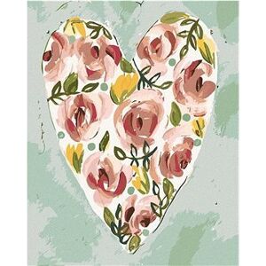 Valentínske srdce (Haley Bush), 80 × 100 cm, bez rámu a bez napnutia plátna