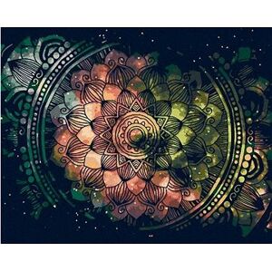 Vesmírna mandala, 80 × 100 cm, plátno napnuté na rám